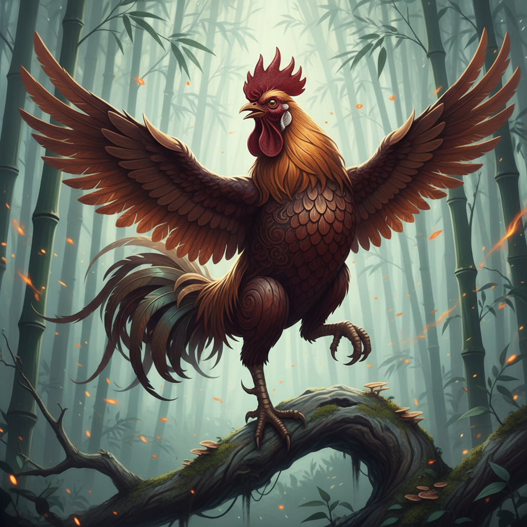 Horóscopo Chino Feng Shui 2026 Gallo: Transforma los Desafíos en Triunfos –  the qi flow, image size:1024x1024