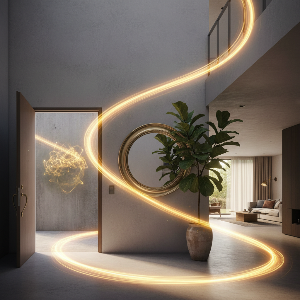 Front Door Opens to a Wall? A Feng Shui Guide to Unblocking Your Home's Energy