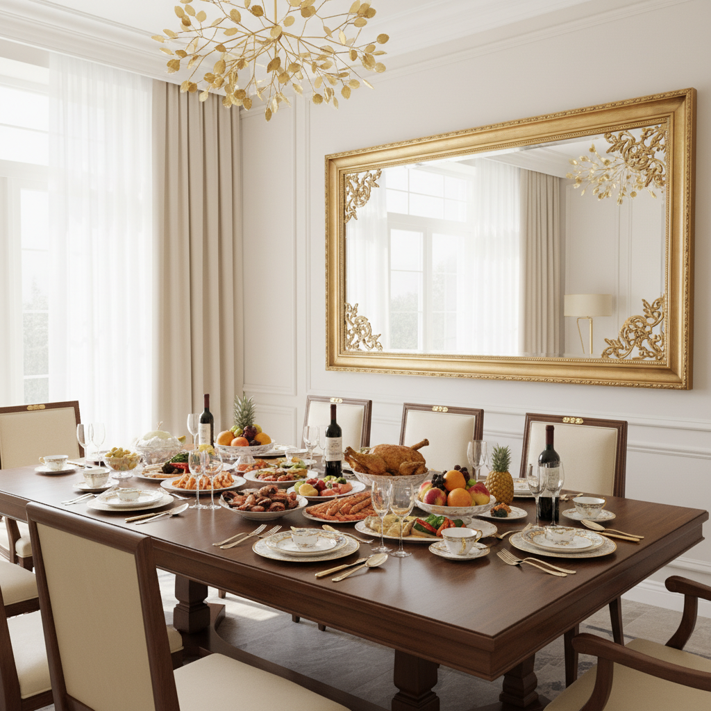 Feng Shui Mirror in Dining Room: Secrets to Double Your Wealth ...