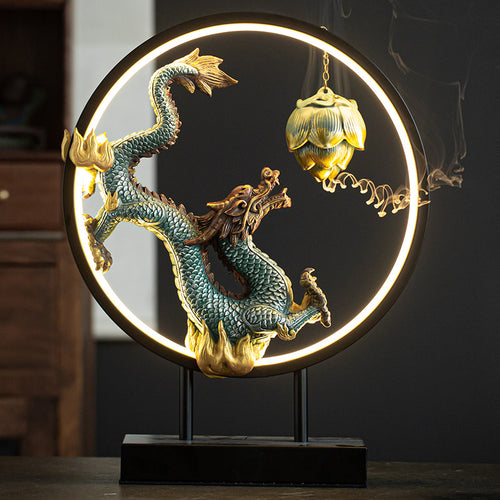 天龙 LED 倒流香炉