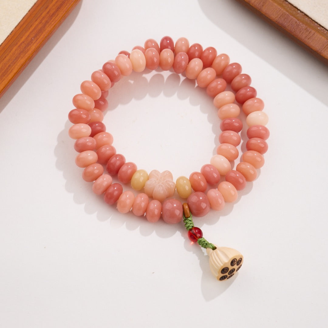 Bracelet Chance Lotus en Agate Yanyuan