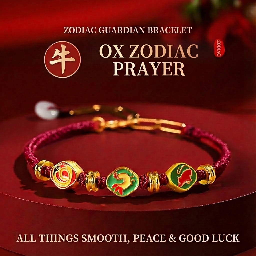The Ox Zodiac Guardian: Secret Friend & Allies Energy Bracelet