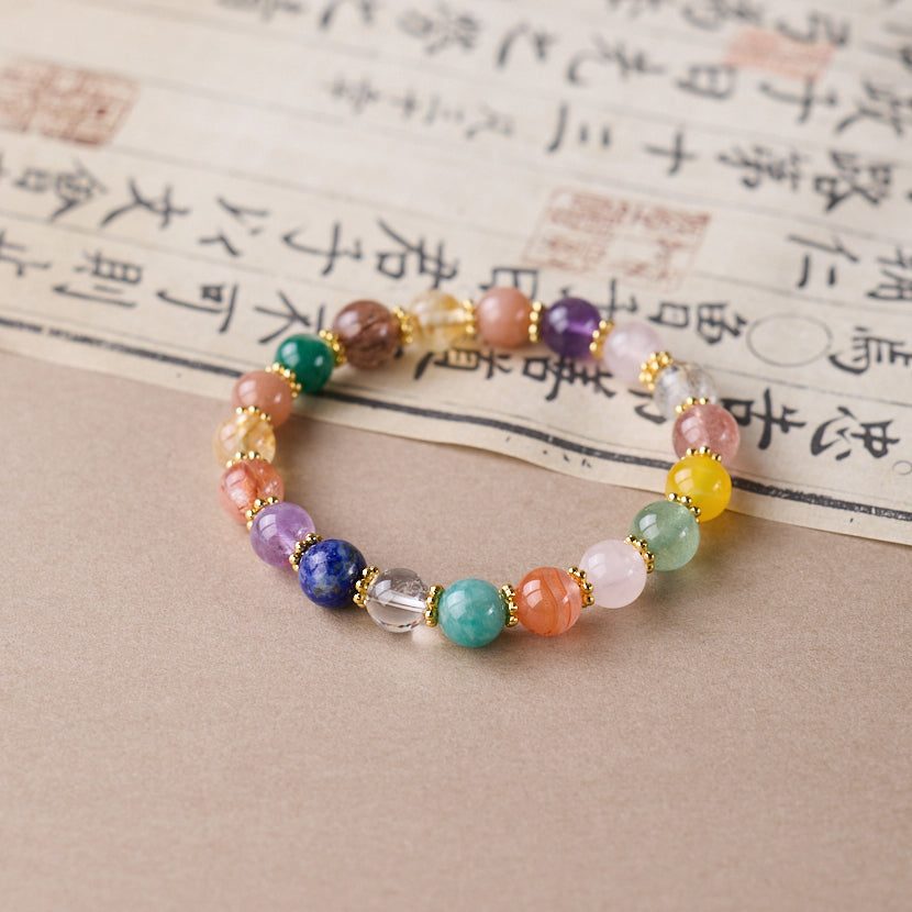Seven Treasures Crystal Bracelet