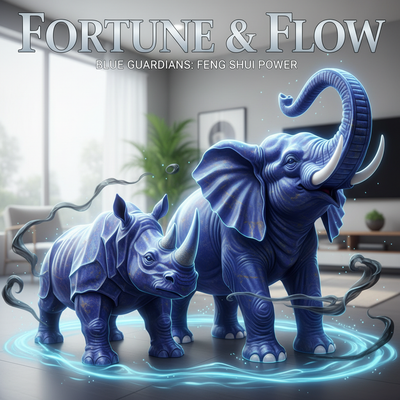 Der Blaue Nashorn und Elefant im Feng Shui: Ihr vollständiger Leitfaden für Schutz und Glück