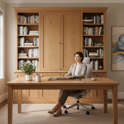 Bookshelf Behind Desk Feng Shui