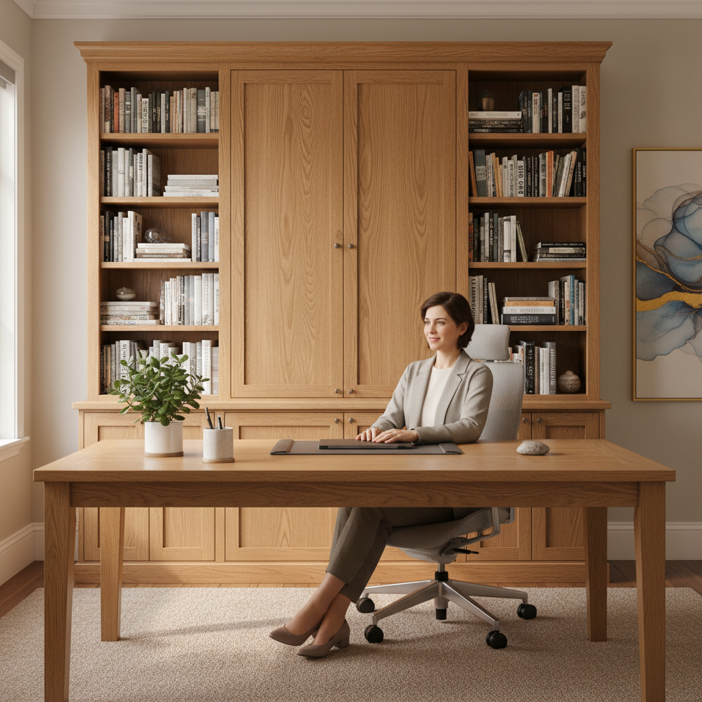Bookshelf Behind Desk Feng Shui