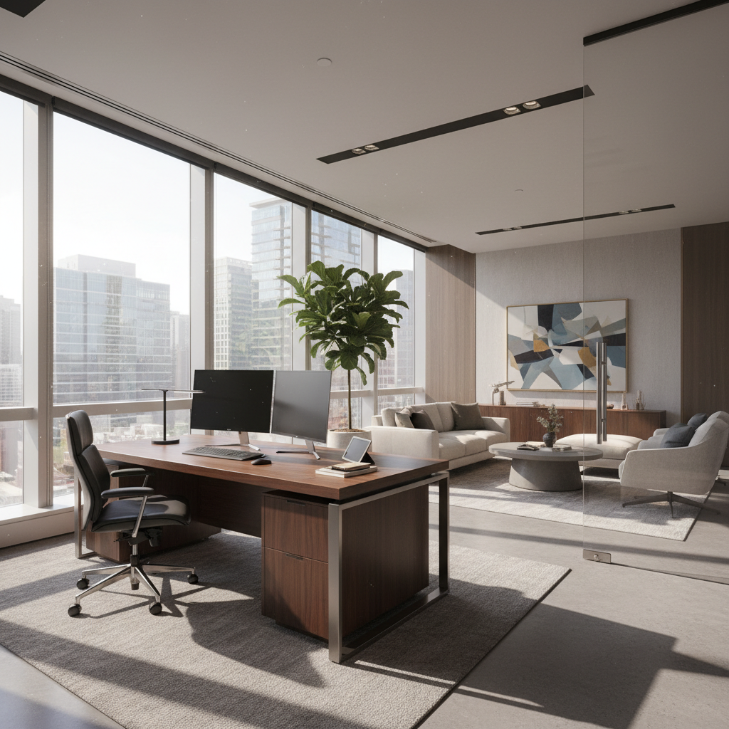 CEO Desk Position Command 2.0: Modern Executive Authority Setup – the ...
