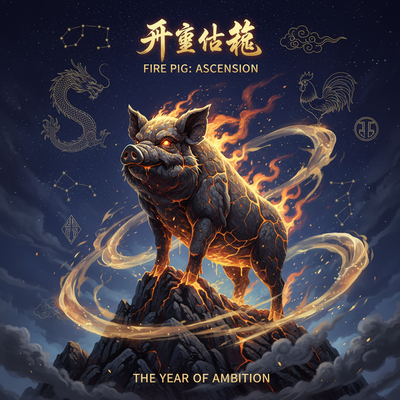 The Fire Pig: Personality, Compatibility, and Fortune for the Bold Dreamer