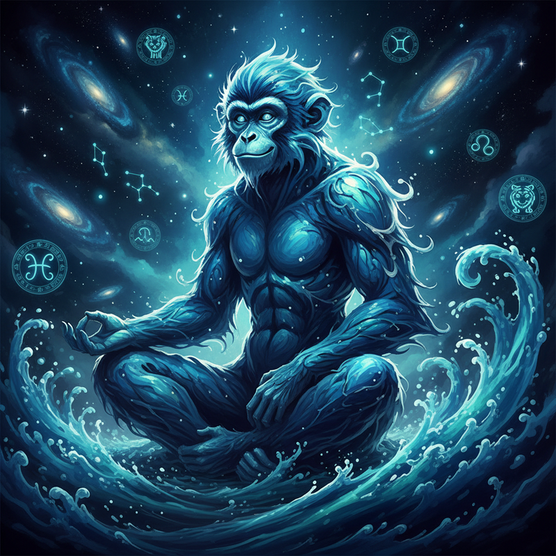 Le Guide Ultime du Singe d'Eau du Zodiaque Chinois : Personnalité, Fortune & Compatibilité