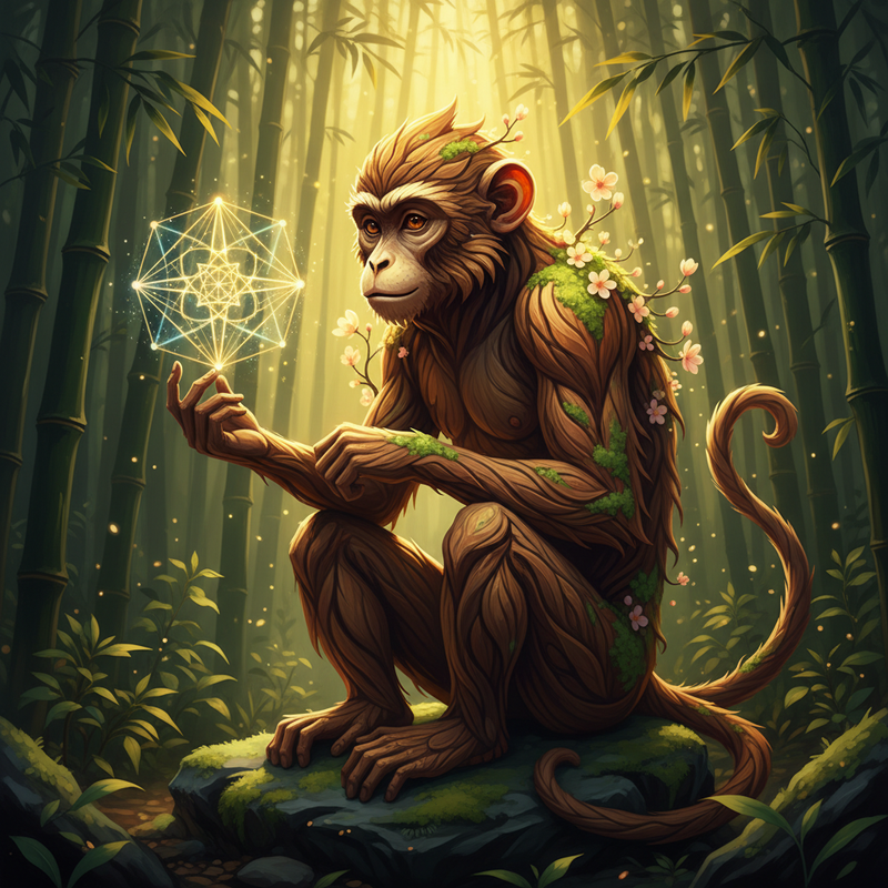 Le Singe de Bois : Un guide de l'innovateur astucieux du zodiaque chinois