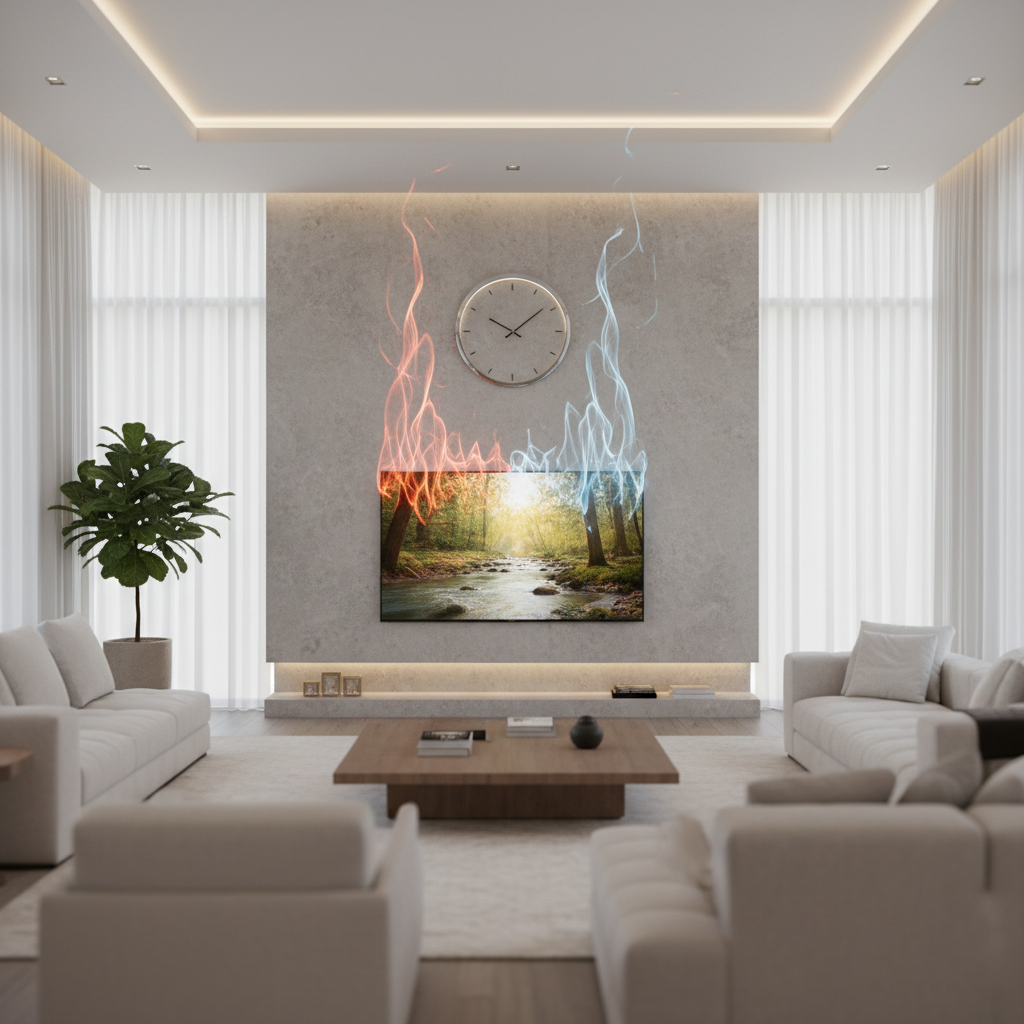 Clock Above TV Feng Shui: A Complete Expert Guide to a Harmonious Home