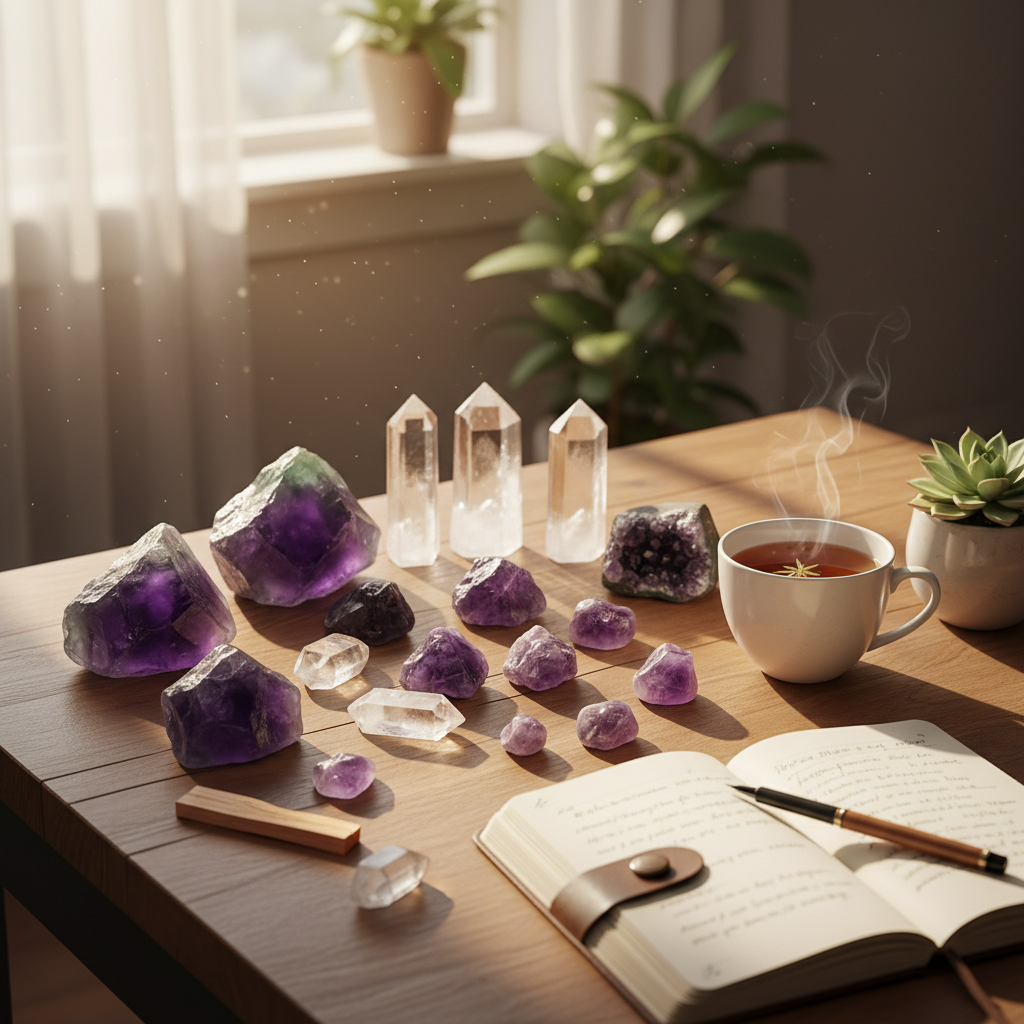 The Complete Guide to Crystals for ADHD: Better Focus, Staying Calm, and Organizing Your Space