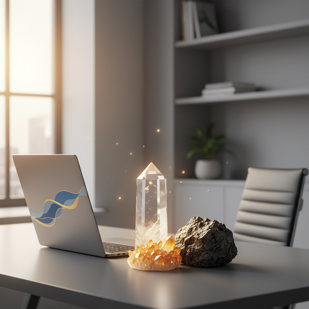 The Complete Guide to Crystals for Office Feng Shui: Improve Productivity & Success