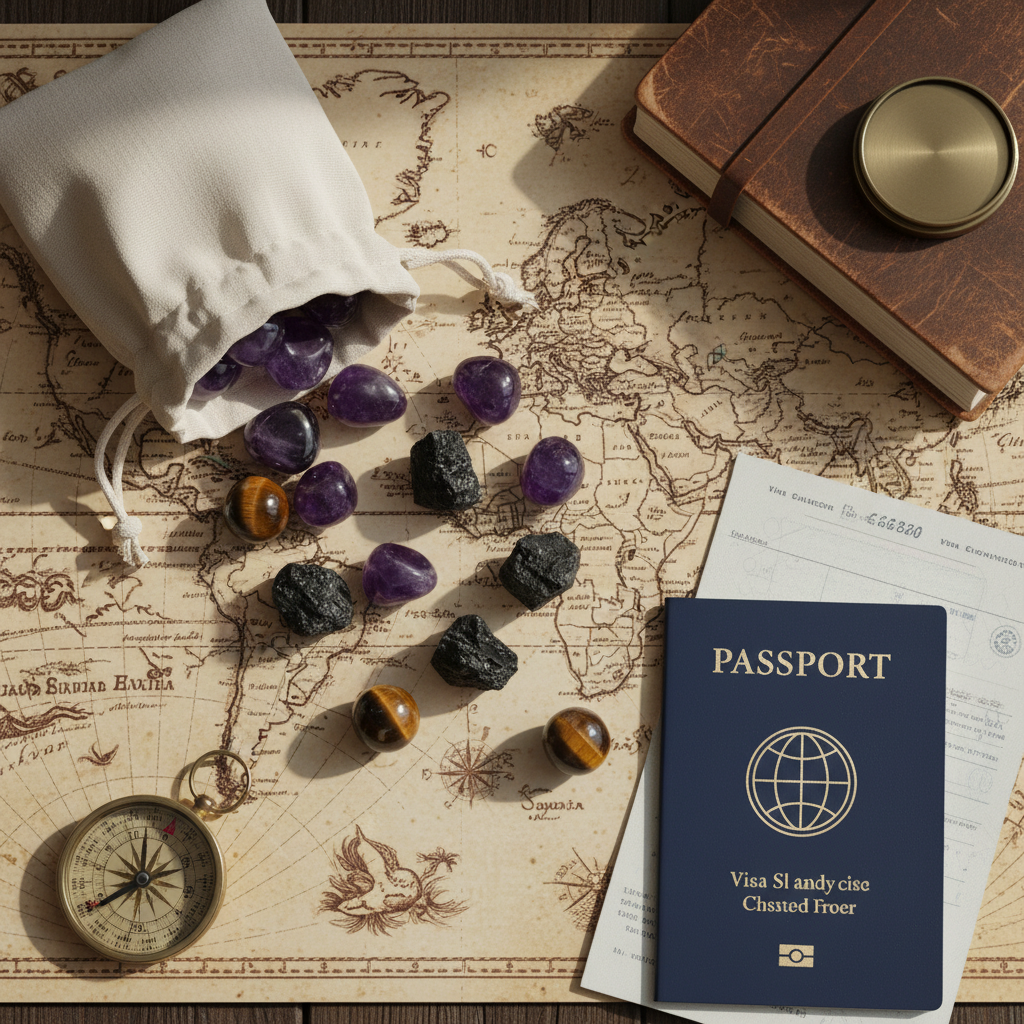 The Ultimate Guide to Crystals for Safe Travels: Protection, Peace, and Positive Energy