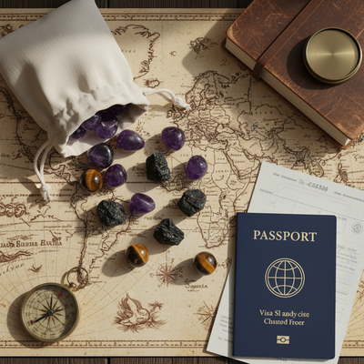 Le Guide Ultime des Cristaux pour des Voyages Sûrs : Protection, Paix et Énergie Positive