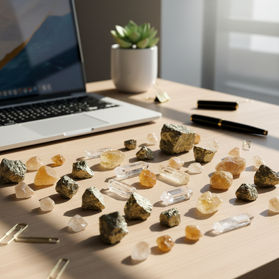 Cristaux pour le Succès : Un Guide Complet pour Manifester la Richesse, la Croissance Professionnelle et la Concentration