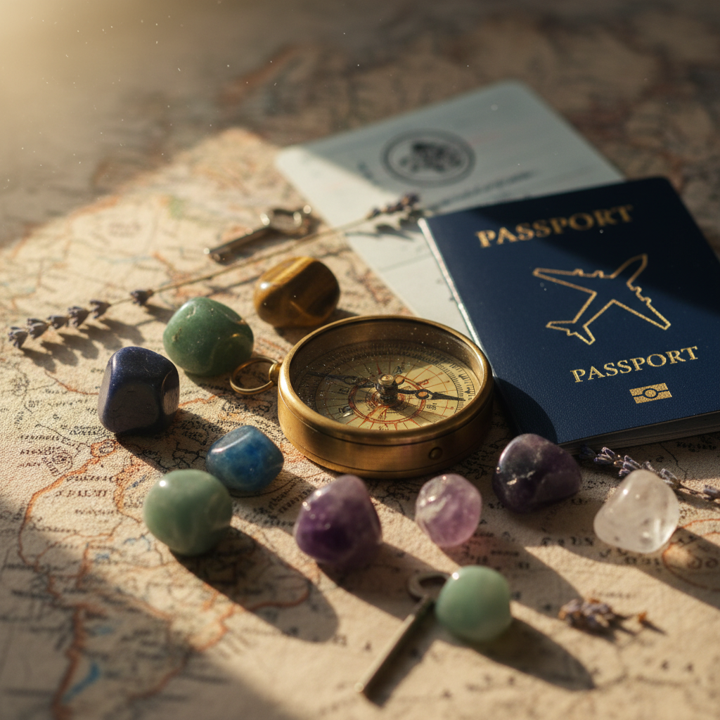 The Complete Guide to Travel Crystals: Protection, Peace, and Good Energy