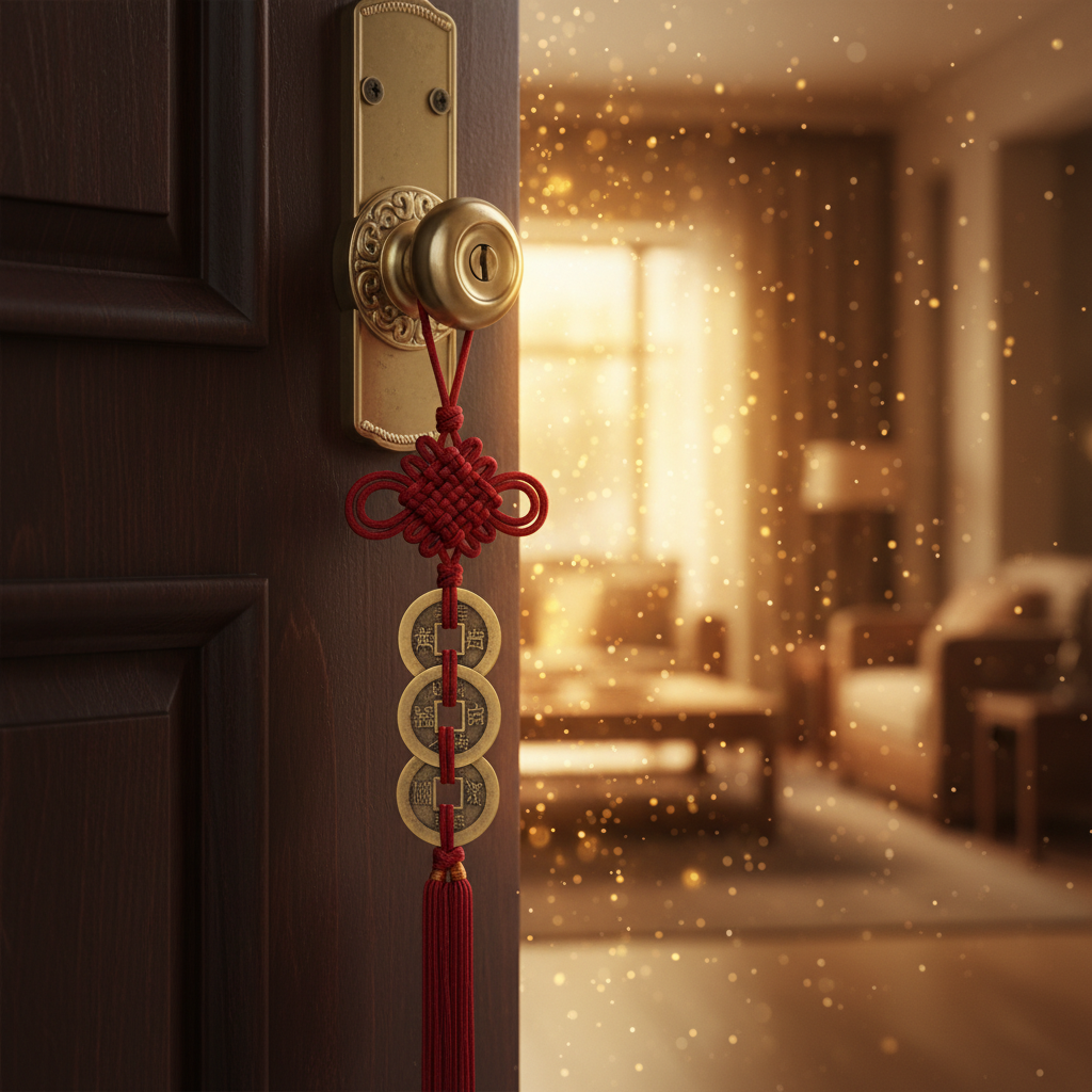 **Front Door Feng Shui Coins: A Simple Guide to Bringing Wealth to Your Home**