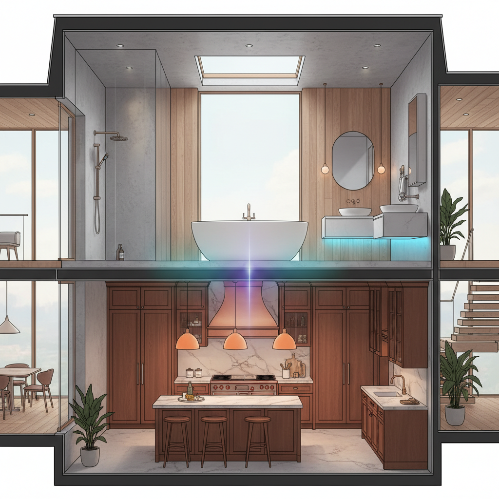 The Complete Guide to Feng Shui Solutions for a Bathroom Above a Kitchen