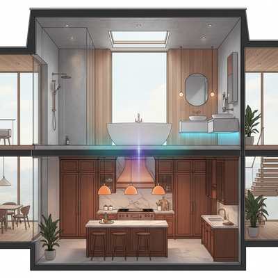 The Complete Guide to Feng Shui Solutions for a Bathroom Above a Kitchen