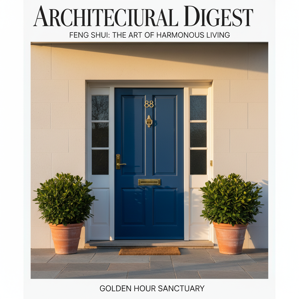 The Complete Guide to a Feng Shui Blue Door: Meaning, Direction, and Shades