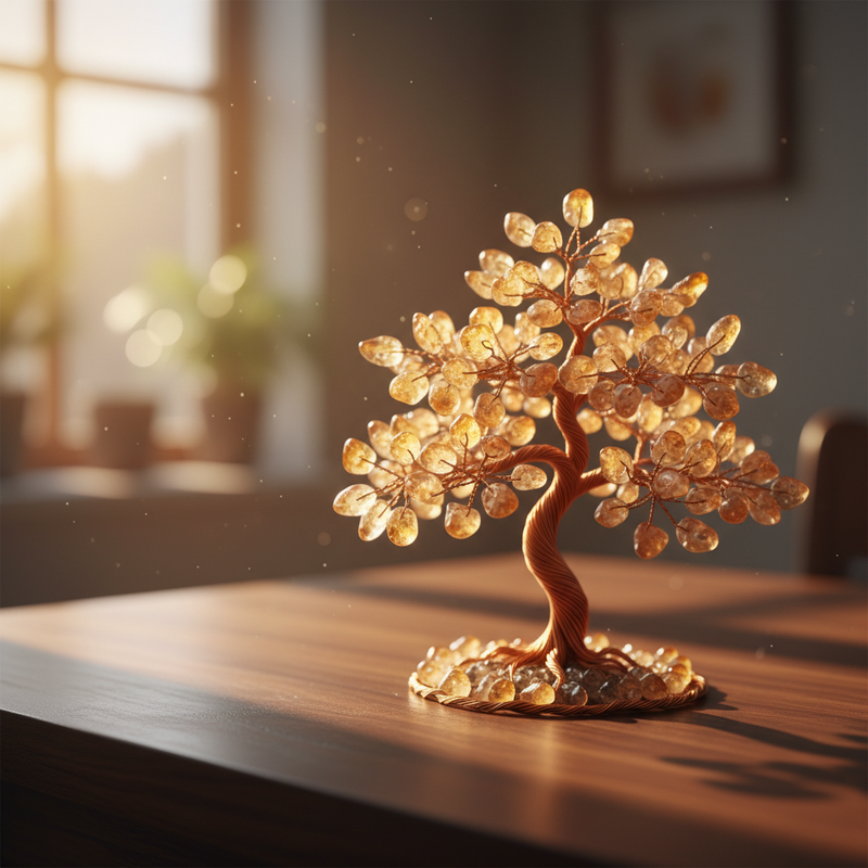 La guía completa del árbol de citrino Feng Shui: atrae riqueza y éxito a tu vida