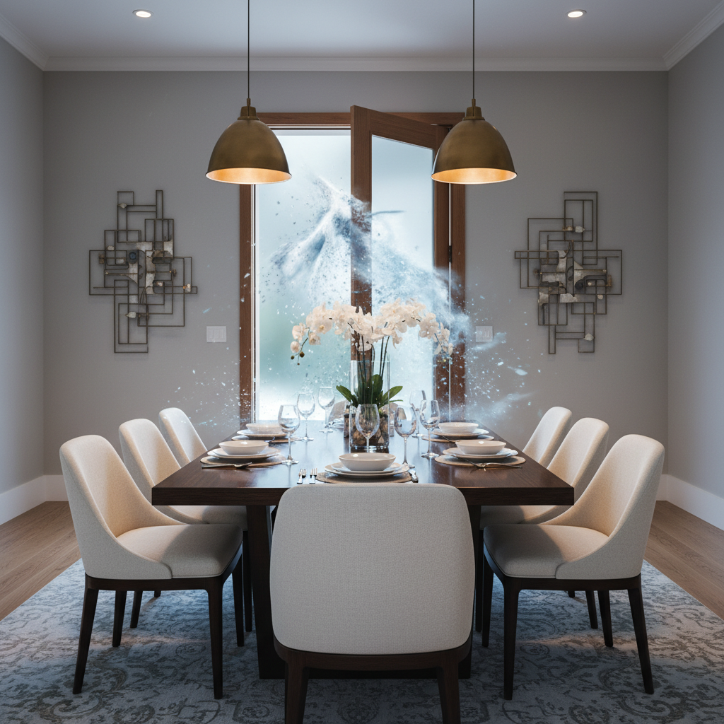 **Feng Shui Dining Table Facing Main Door: Why It's a Problem & 5 Simple Solutions**