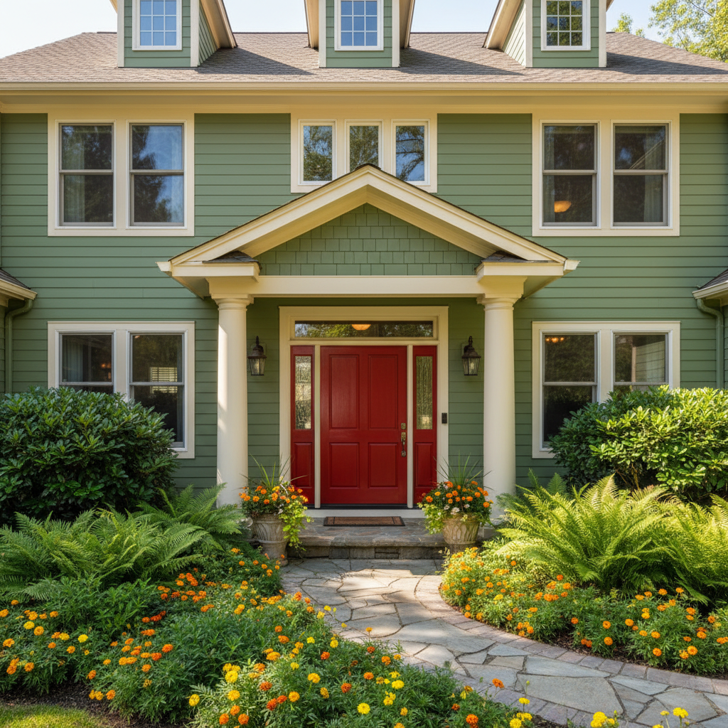 Perfect Feng Shui Exterior House Colors Facing South: Boost Your Home's Energy