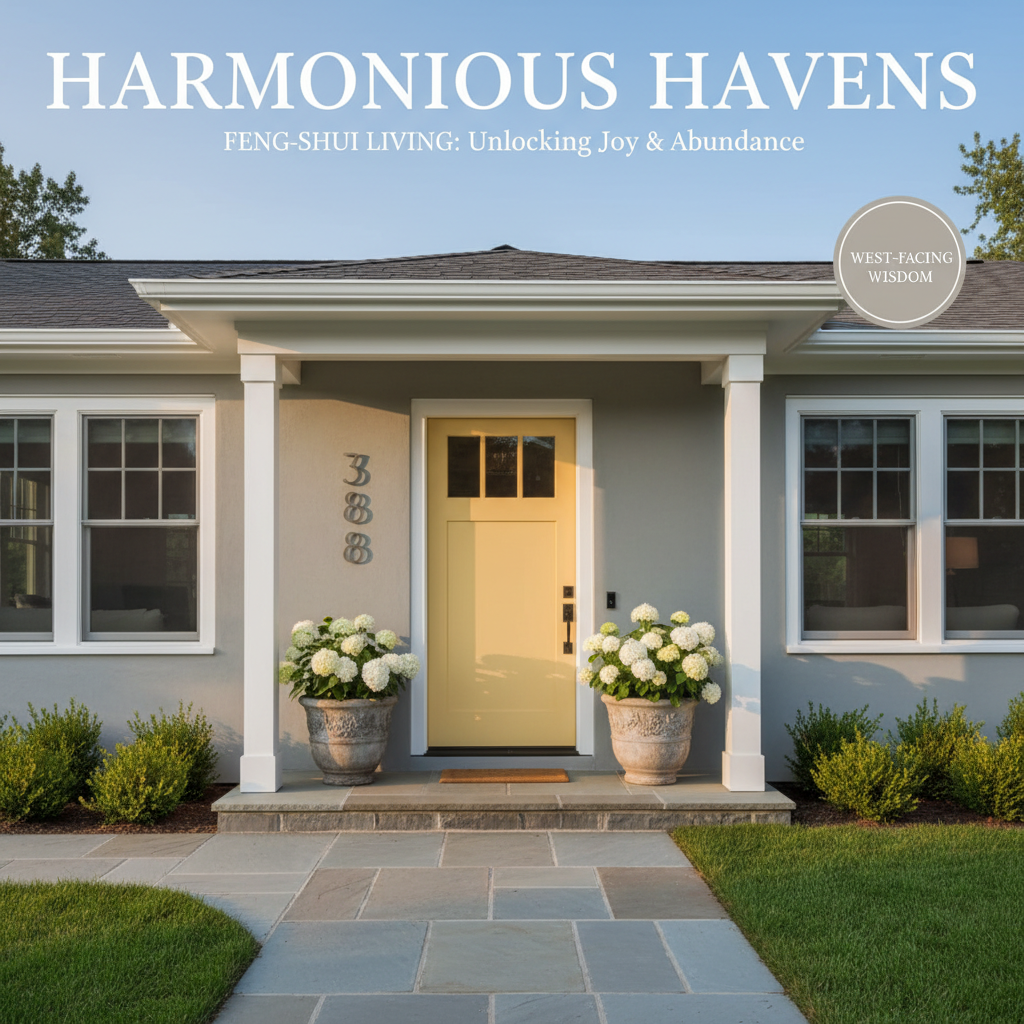 Best Feng Shui Exterior House Colors Facing West: Create Perfect Energy Flow