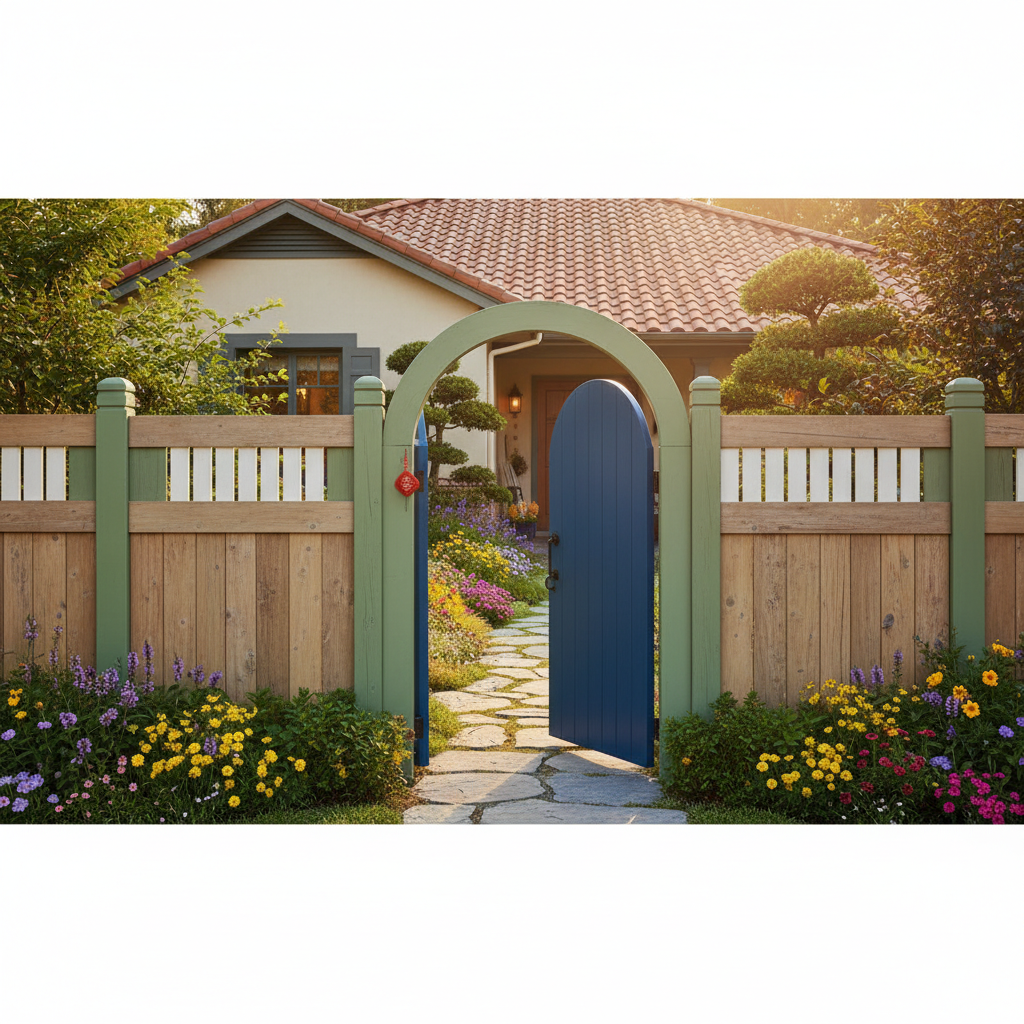 Best Feng Shui Fence Colors to Transform Your Home's Energy Flow