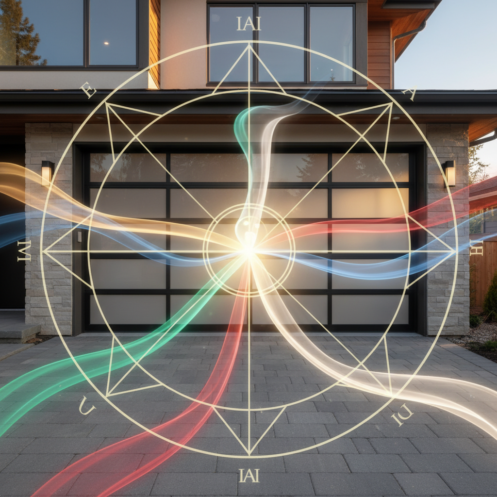 Best Feng Shui Garage Door Colors: Match Direction for Positive Energy Flow