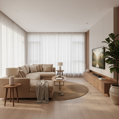 Der ultimative Leitfaden für eine Feng-Shui-Wohnzimmergestaltung mit Fernseher