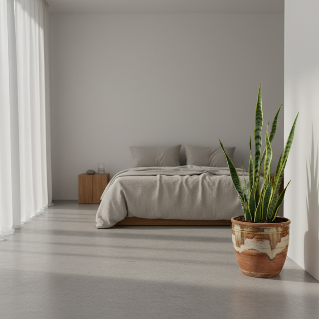Snake Plant Bedroom Feng Shui