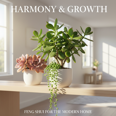 Feng Shui Succulents: The Complete Guide to Bringing Wealth, Health, and Good Energy Into Your Home