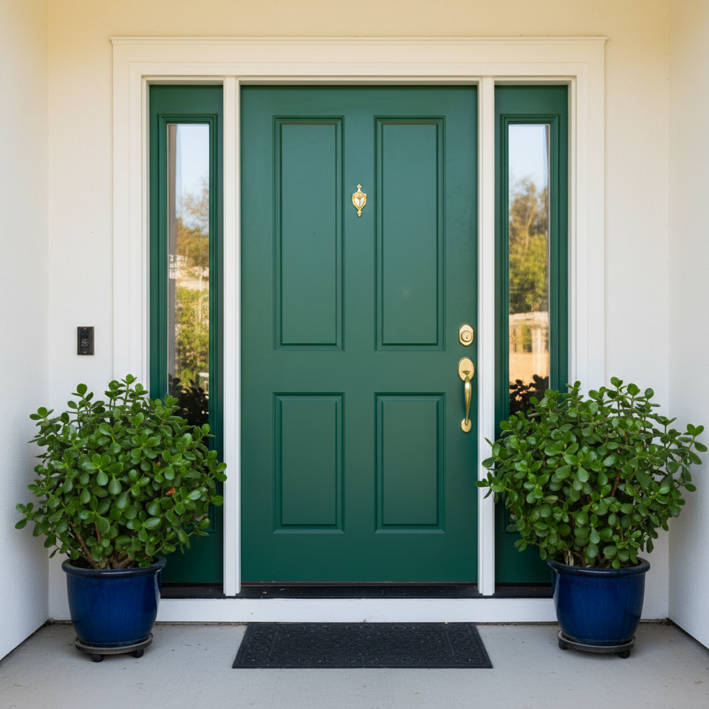 Understanding Growth & Balance: What a Green Front Door Means in Feng Shui