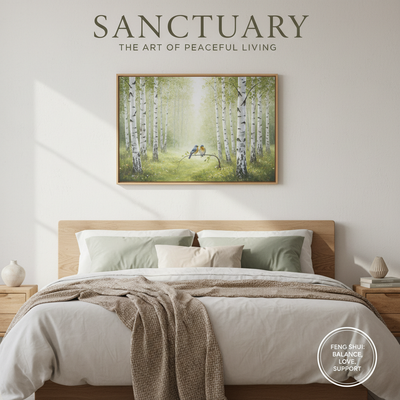 The Complete Feng Shui Guide to Hanging Pictures Above Your Bed