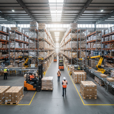 Order from Chaos: Managing Heavy Energy in Warehouses and Logistics