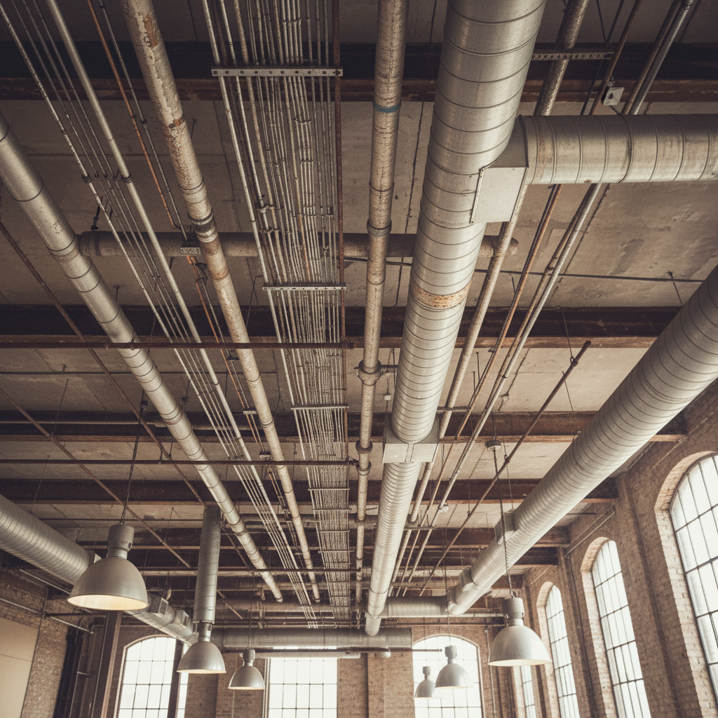 Intestines on the Ceiling: The Feng Shui of Exposed Pipes