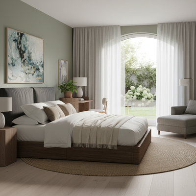 The Power Suite：打造具權威感與休憩功能的主臥室