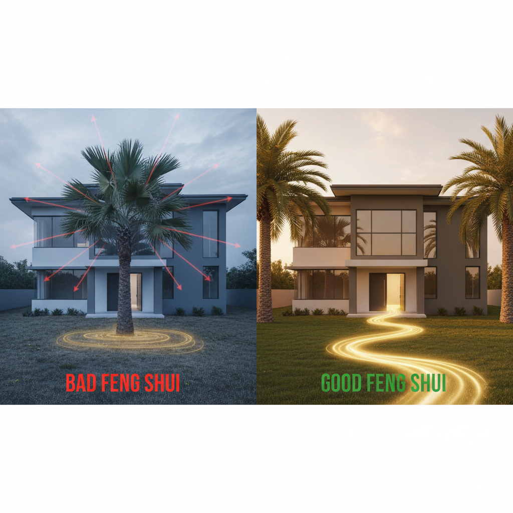 Palm Tree in Front of House Feng Shui: The Complete Guide