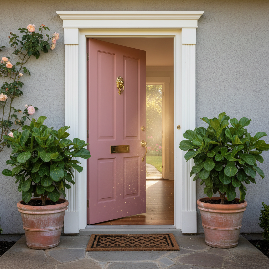 The Complete Guide to a Pink Front Door: Meaning, Feng Shui, and Creating Harmony
