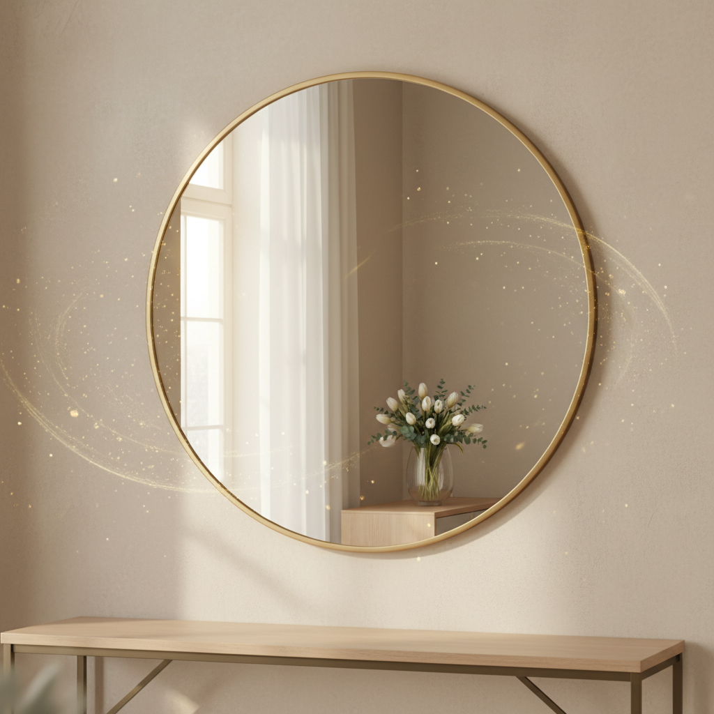 The Complete Guide to Round Mirror Feng Shui: Where to Place Them and Why They Work