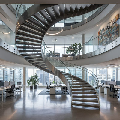 The Corkscrew Effect: Why Spiral Stairs Drill Holes in Your Wallet