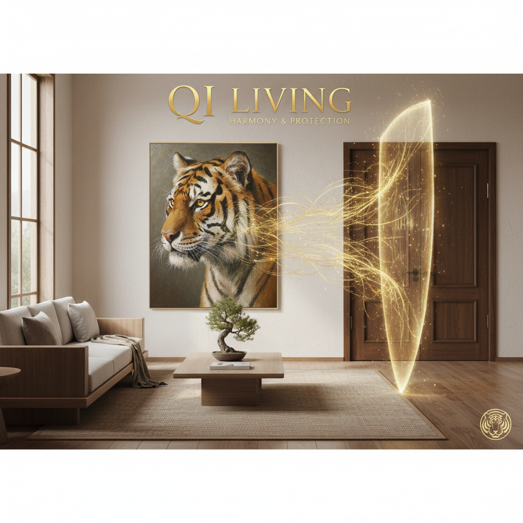 The Strong Guardian: A Simple Guide to Tiger Paintings in Home Feng Shui