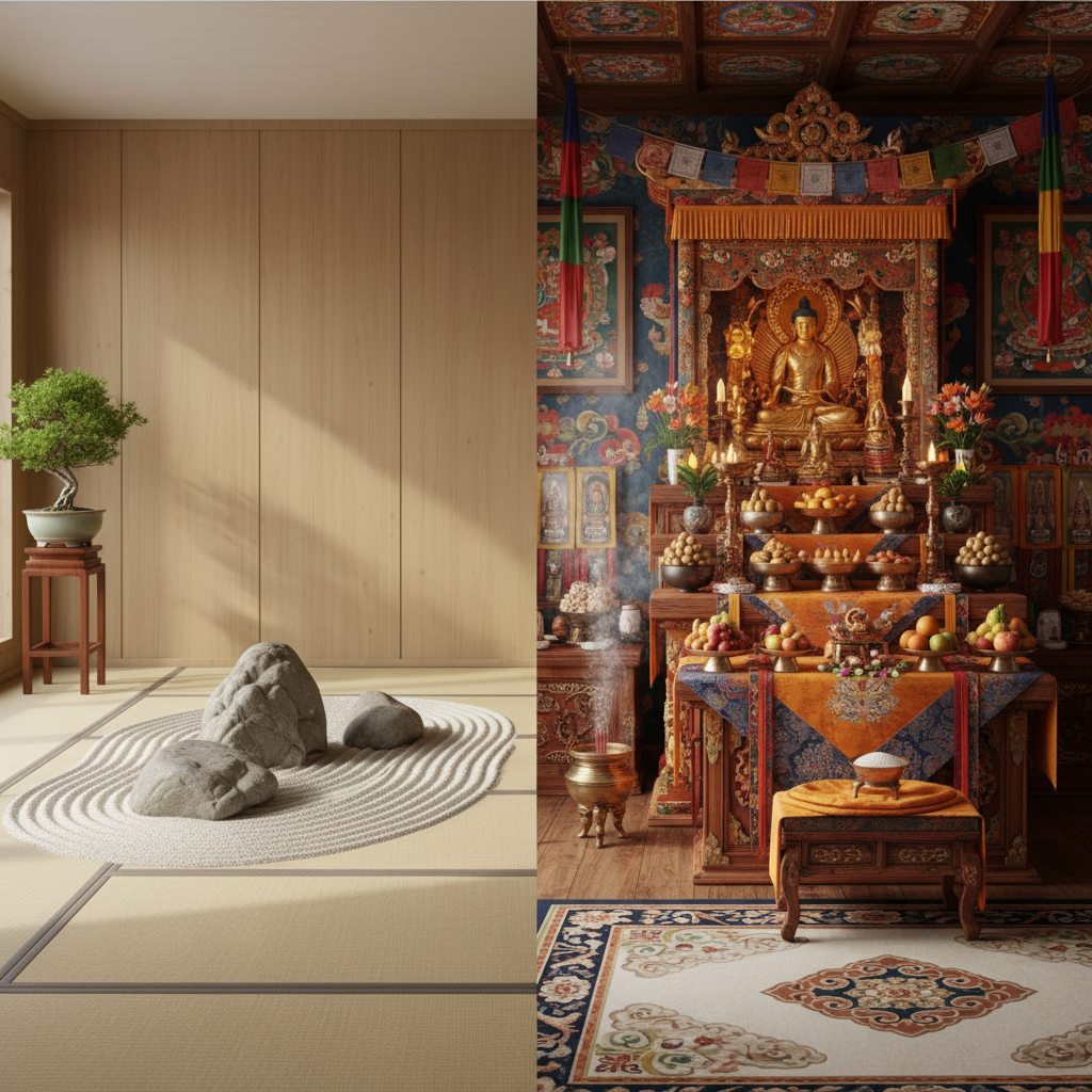 Zen Buddhism vs Tibetan Buddhism: A Complete Guide to Their Differences and Practices