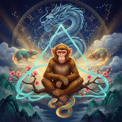 A Feng Shui Master's Guide: Finding Good Fortune with Zodiac Allies and Secret Friend for the Monkey
