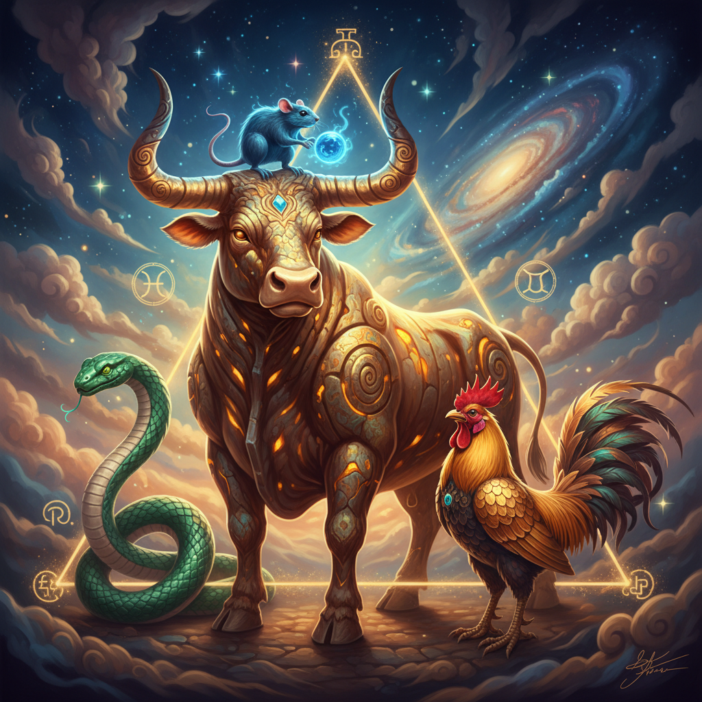 A Feng Shui Master's Guide to the Ox's Zodiac Allies & Secret Friend: Tapping into a Lifetime of Luck