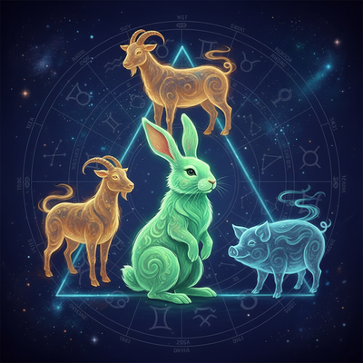 The Rabbit's Cosmic Connections: A Feng Shui Master's Guide to Your Zodiac Allies and Secret Friend