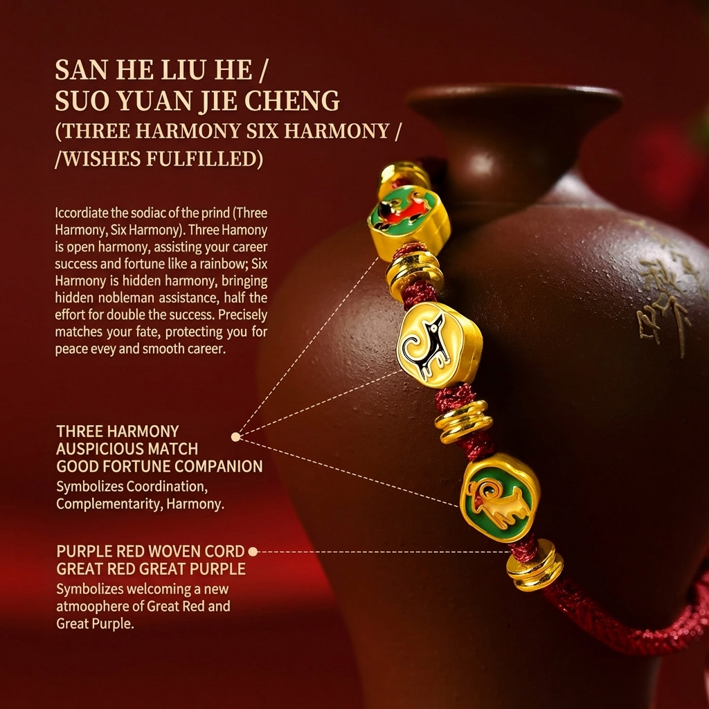 羊生肖守護者：貴人與盟友能量手鍊