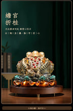Luxury Brass Money Toad Statue